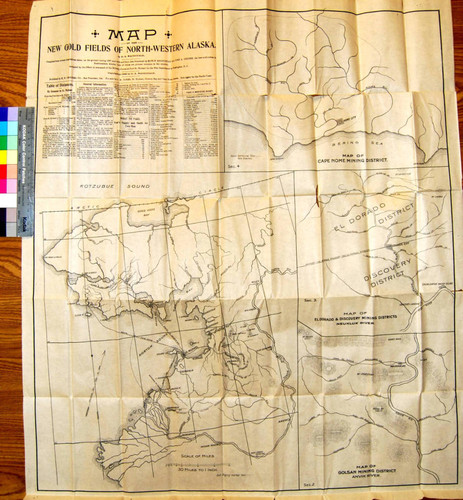 Map of the new gold fields of North-Western Alaska / by D.A. MacDonald