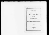 St. George's Temple Association by-laws [microform] : 1899