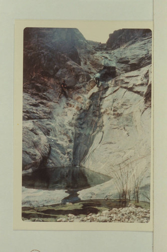 Pool in 234 Mile Canyon. Photographed as the party hiked up in search of the spring which Ervin found in 1931