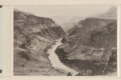 Colorado River at Bass Ferry. About four years before the building of the tram