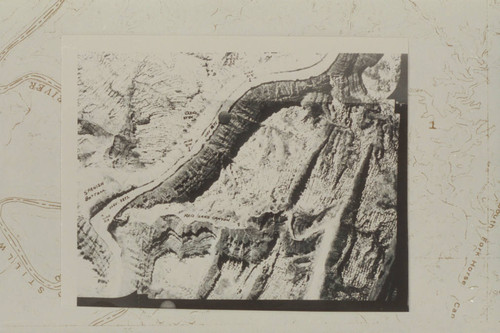 Red Lake Canyon; Butler Canyon; Spanish Bottom. The top of the print is south