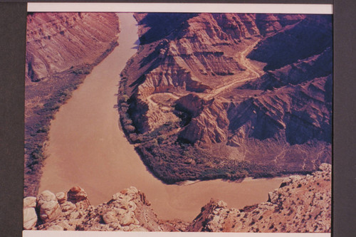Mouth of Butler or Red Lake Canyon. Approx. gauge: 30,000 cfs