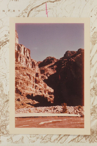 Side canyon, right bank at Mile 210.7, Cataract Canyon