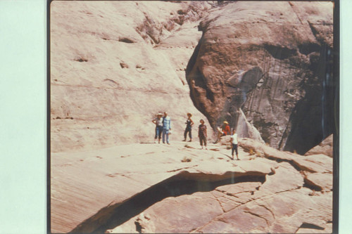 Top of Rainbow Bridge; Glen Canyon party