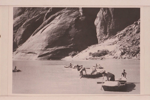 10' fold-flat boats used by RB-MV Exp. on San Juan River. In Big Bend of the San Juan