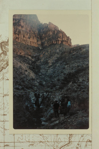 Spring in upriver fork of 234 Mile Canyon found by Ervin in 1931
