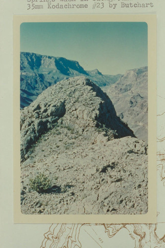 South Summit from North Summit of Diamond Peak with Peach Springs Wash in background