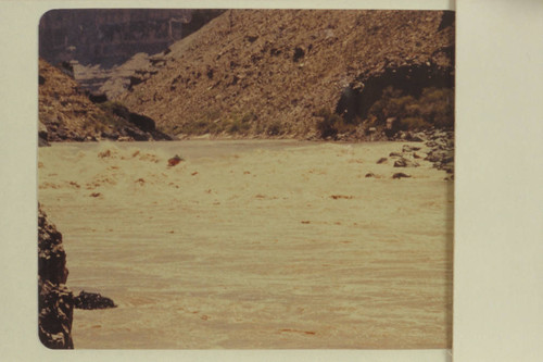 Larry Sanderson piloting the "Cactus" in Vulcan Rapid. Larry was right of the planned course