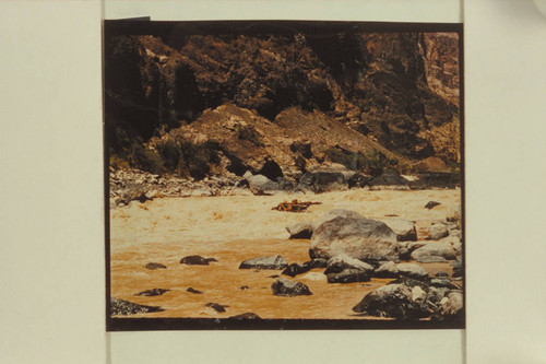 Georgie White's inflated boats in Vulcan Rapid