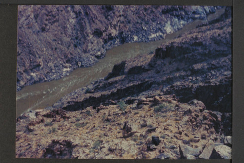 234 Mile Rapid and the lower part of the climbing route used by Ervin in 1931