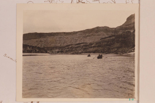 Up river to point where McGregory left the 1927 Eddy party below Paria ...