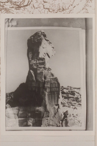 The Hoskininni Monument in Trachyte Creek