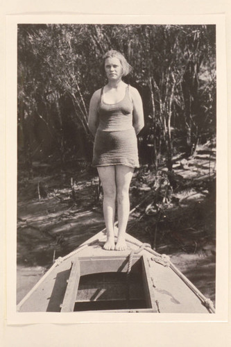 Catherine Pahl. Lees Ferry. Catherine Pahl rode on Emery Kolb's boat ...