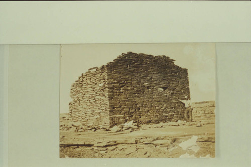 Ancient ruins on the cliffs of Glen Canon, back view