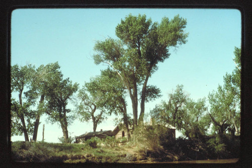 Robidoux inscription, Ekker grave, Embark to below San Rafael, 1975