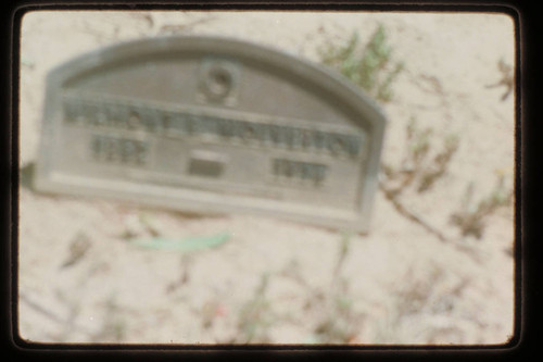 Robidoux inscription, Ekker grave, Embark to below San Rafael, 1975