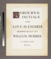 Borders & initials for Love is enough