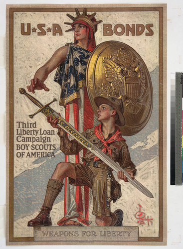 U.S.A. bonds : third liberty loan campaign Boy Scouts of America : weapons for liberty