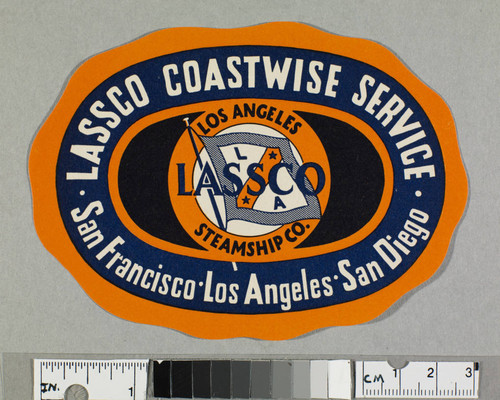 LASSCO coastwise service : San Francisco - Los Angeles - San Diego