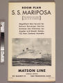 Room plan S. S. Mariposa : also Monterey and Lurline soon to be completed