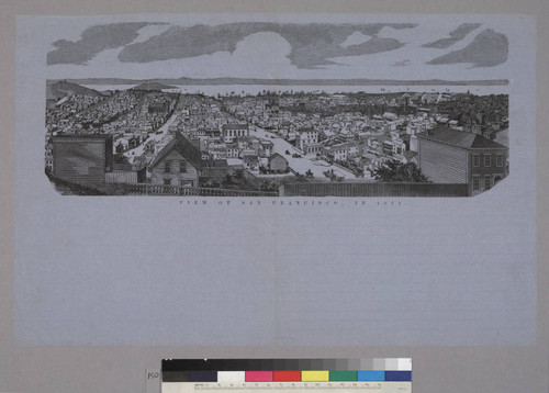 View of San Francisco, in 1871