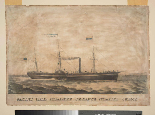 Pacific Mail Steamship Company's Steamer Oregon — Calisphere