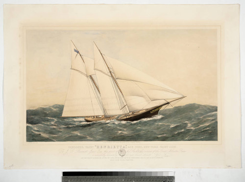 Schooner yacht "Henrietta," 205 tons, New-York Yacht Club