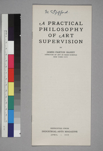 A Practical Philosophy of Art Supervision