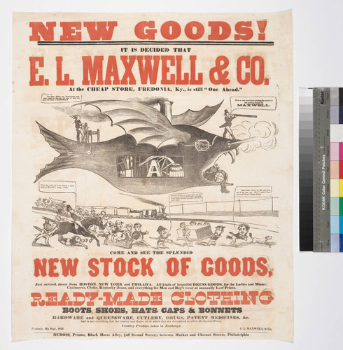 New Goods! it is decided that E. L. Maxwell & Co. at the cheap store, Fredonia, Ky., is still "one ahead."