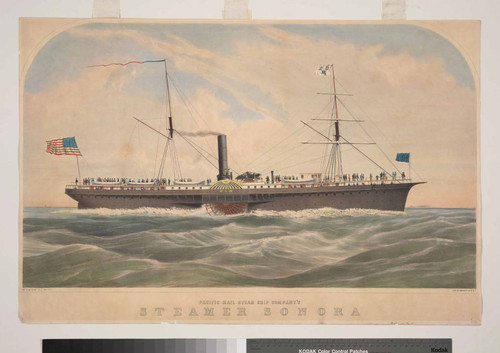 Pacific Mail Steam Ship Company's Steamer Sonora