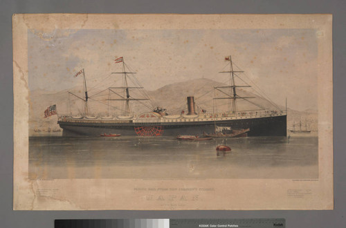 Pacific Mail Steam Ship Company's Steamer, Japan — Calisphere