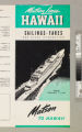 Hawaii sailings - fares and other information