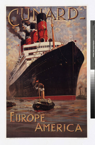 Cunard - [Line] : Europe America