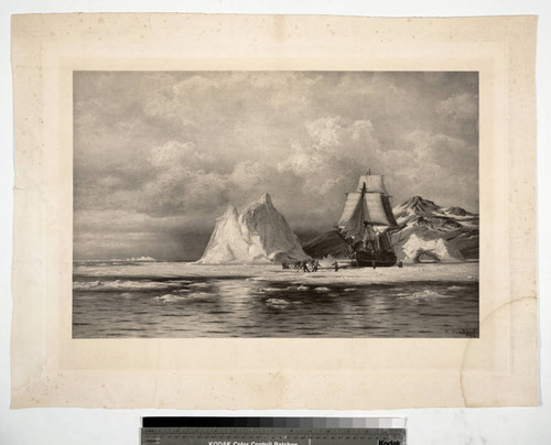 [Sailing vessel in Arctic ice.]