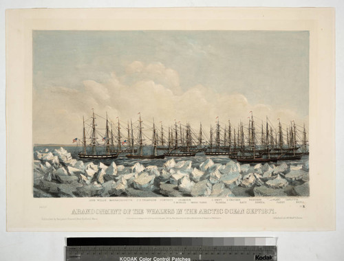 Abandonment of the whalers in the Arctic Ocean Sept. 1871. Pl. 2