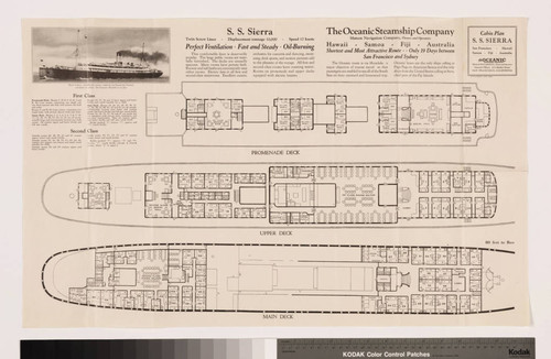 Cabin plan: S. S. Sierra