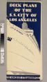 Deck plans of the S.S. City of Los Angeles