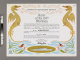 Commemorative certificate