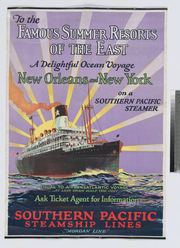 To the famous summer resorts of the East : a delightful ocean voyage, New Orleans and New York, on a Southern Pacific steamer