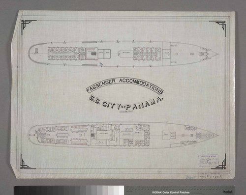 Passenger Accomodations : S.S. City of Panama