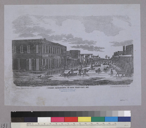 J Street, Sacramento, On New Year’s Day, 1853