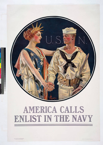 America calls enlist in the navy