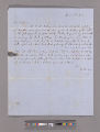 Joel Shrewsbury letter to William Dickinson