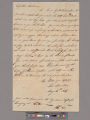 Joel Shrewsbury letter to William Dickinson