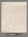 [Clarkson, Catherine (Buck)]. Letter to Thomas Hodgkin