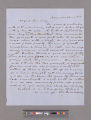 William Dickinson letter to Joel Shrewsbury