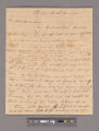 William Dickinson letter to Joel Shrewsbury