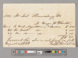 Bill for medical care of enslaved people by George W. Thornton