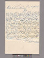 Henry Smith French letter to Dickinson & Shrewsbury