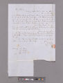 Joel Shrewsbury letter to William Dickinson